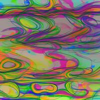 abstrato pintado planos de fundo, digitais aguarela texturas, multicoloridas fractal superfícies, projetado com artificial inteligência, generativo ai foto