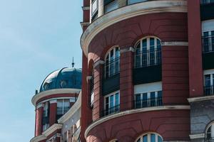 tradicional arquitetura às Bilbao cidade, Espanha foto