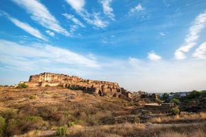 Forte Mehrangarh em Jodhpur, Rajasthan, Índia foto