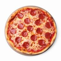 quente pizza isolado. ilustração ai generativo foto