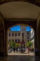 cidade do alicante Espanha decorado para Páscoa em uma ensolarado dia foto