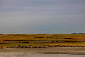 sereno minimalista panorama aragão Espanha dentro inverno dia foto