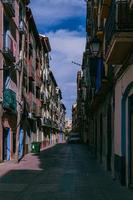 ruas dentro a histórico velho Cidade do zaragoza, Espanha foto