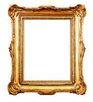 em branco Antiguidade ouro cenário quadro. generativo ai. foto