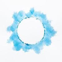 círculo azul de concepção abstrata. conceito de foto bonita de alta qualidade e resolução