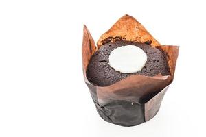 bolo de muffin de chocolate foto