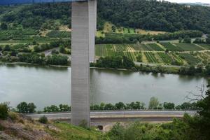 Mosel vale ponte, autobahn ponte foto