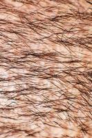 homens cabelo fechar. cabeça cabelo macro. cabelo fundo foto