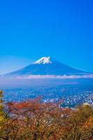 paisagem em mt. fuji no outono, japão foto