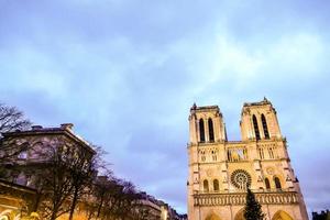 a notre dame dentro Paris, França foto