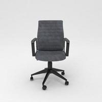 escritório cadeira 3d rendido realista mobília frente Visão foto