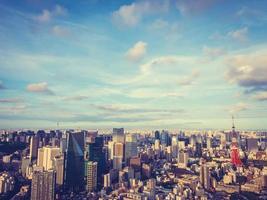 paisagem urbana de Tóquio, Japão foto