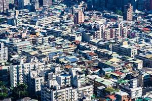 paisagem urbana da cidade de taipei, taiwan foto