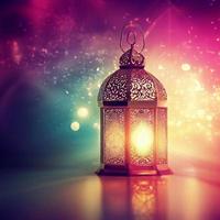 Ramadã mesquita islâmico lanterna foto