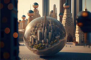 a cidade cresce em a globo generativo ai foto