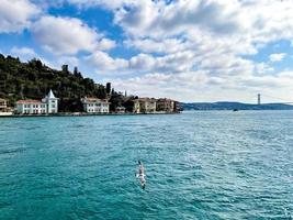 Istambul, Turquia abril 2023. panorama e marinha foto