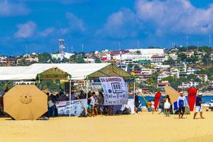 porto escondido Oaxaca 2023 surfista evento festival em de praia etapa pessoas porto escondido México. foto