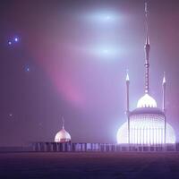 ótimo Visualizações mesquita islâmico gerado ai foto