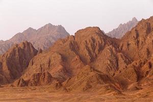 montanha alcance em Sinai Península, Egito foto