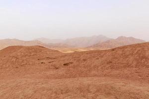 panorama com montanha alcance às Sinai Península, Egito foto
