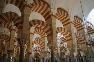 interior do mezquita - mesquita - catedral do Córdoba dentro Espanha foto