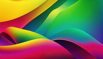 uma colorida fundo com uma arco Iris padronizar. ai gerado foto