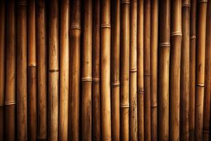bambu de madeira textura natural ilustração fundo com generativo ai foto