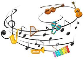 instrumento musical com nota musical foto