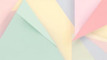 abstrato papel fundo dentro pastel cores, geométrico papel projeto, vetor ilustração foto
