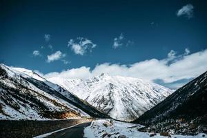 espetacular cenário dentro a Alto montanhas do ocidental sichuan, China, com diferente temporadas foto