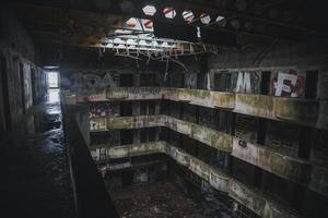 abandonado hotel perto miradouro da vista Faz rei dentro são miguel, a Açores foto