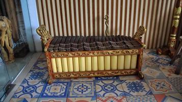 javanese gamelan musical instrumentos foto