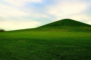 montar moere montanha às moerenuma parque Onde é uma famoso ponto de referência do sapporo, Japão. foto