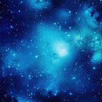 noite céu com estrelas e nebulosa Como fundo, azul galáxia fundo foto