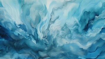 abstrato aguarela pintura fundo Sombrio azul cor grunge textura para fundo, ai gerado imagem foto