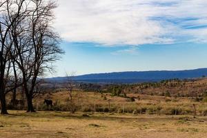 panorâmico Visão do villa yacanto, província do Córdoba foto