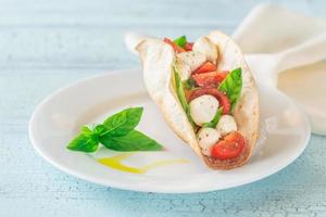 caprese taco fechar-se foto