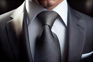 jaqueta, gravata, camisa, fechar-se, o negócio estilo. generativo ai foto