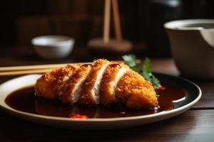 frango refeição cozinha. gerar ai foto