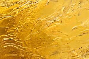 dourado pintura textura fundo. ai gerado foto