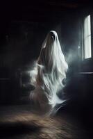 fantasma dançando sozinho pairando sonhadores surreal cinema generativo ai foto