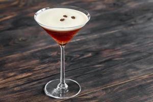 espresso martini vidro foto