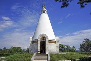 igreja-capela de s. george na montanha sapun foto