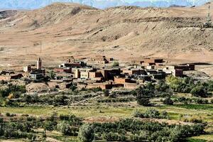 Visão do velho ben hadou Cidade dentro central Marrocos África foto