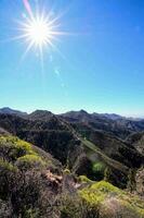 vista panorâmica da montanha foto