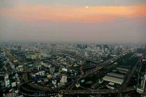 vista aérea da cidade foto