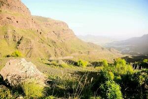 vista panorâmica da montanha foto