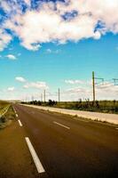 vista panorâmica da estrada foto