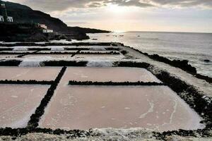 salinas nas ilhas canárias foto