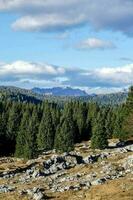 vista panorâmica da montanha foto